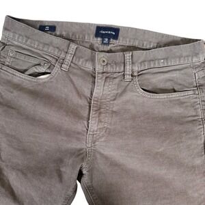 J Crew 484 Slim Corduroy Pants Mens Actual 32x31 Gray Stretch